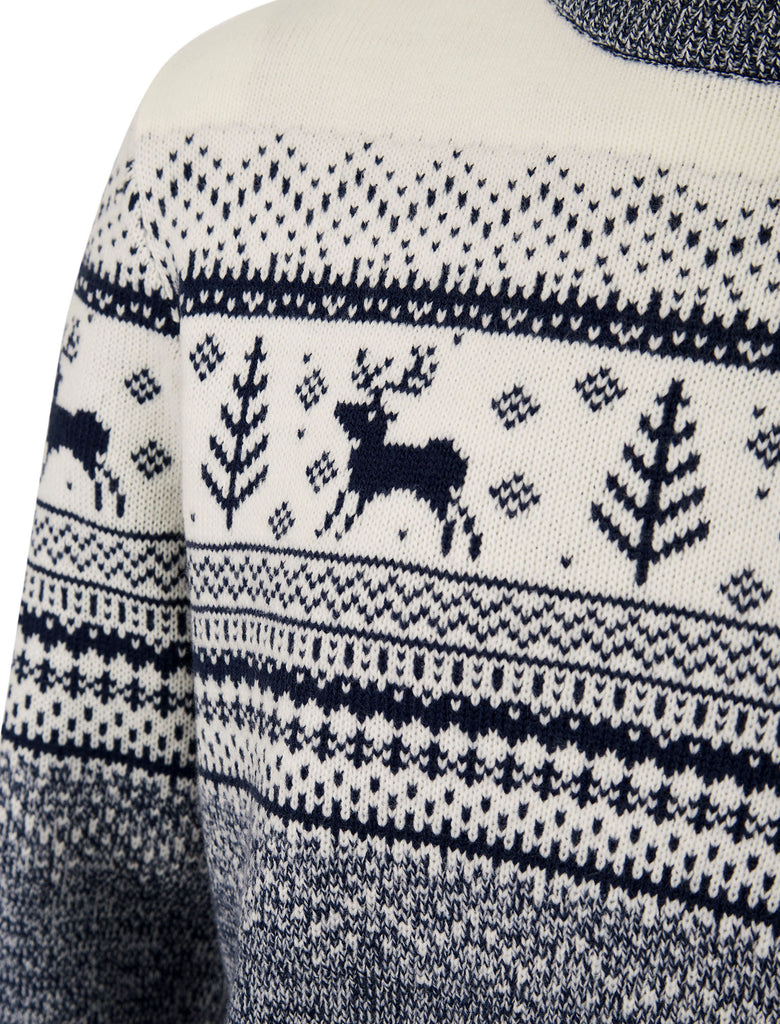 Christmas Jumper Mens Fairisle Jumper Sale Men's Rifkin Jacquard