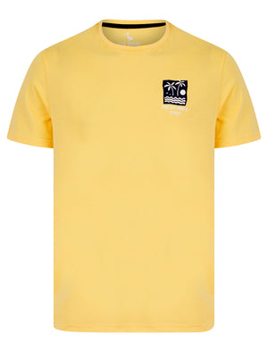 Better Tomorrow Motif Cotton Jersey T-Shirt in Golden Cream - South Shore