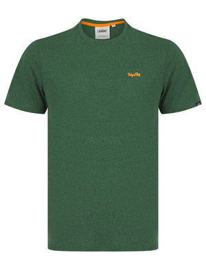 Leon 2 Grindle Crew Neck T-Shirt in Green Grindle - Tokyo Laundry