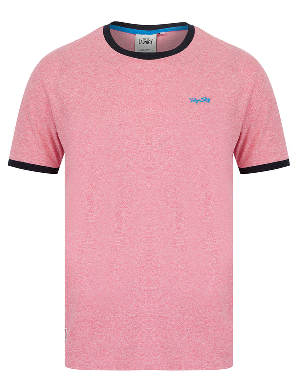 Trevor 2 Grindle Ringer T-Shirt in Light Pink - Tokyo Laundry