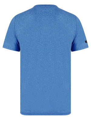 Woodlands Motif Jersey Grindle Crew-Neck T-Shirt in Dazzling Blue - Tokyo Laundry
