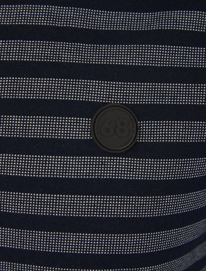 Morris Grindle Stripe Cotton T-Shirt in Navy Stripe - Tokyo Laundry