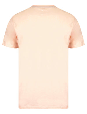 Craftman Motif Cotton Jersey T-Shirt in Barely Pink - South Shore