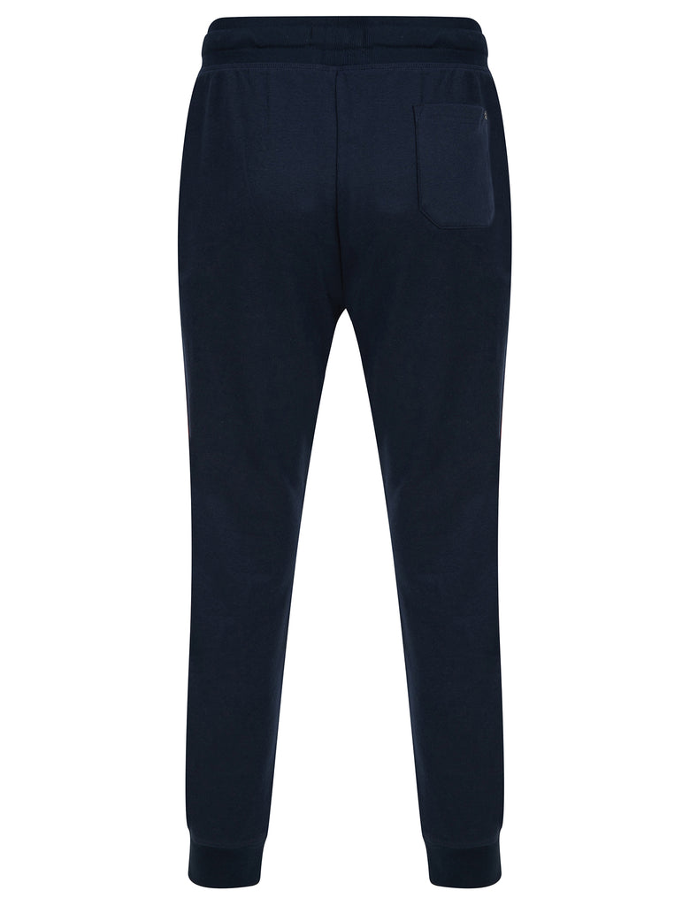 Tokyo Laundry Pantaloni Jogger Uomo Lawthorn Con Risvolto - Misto Cotone Morbido - Sky Captain Navy Marl Taglia M