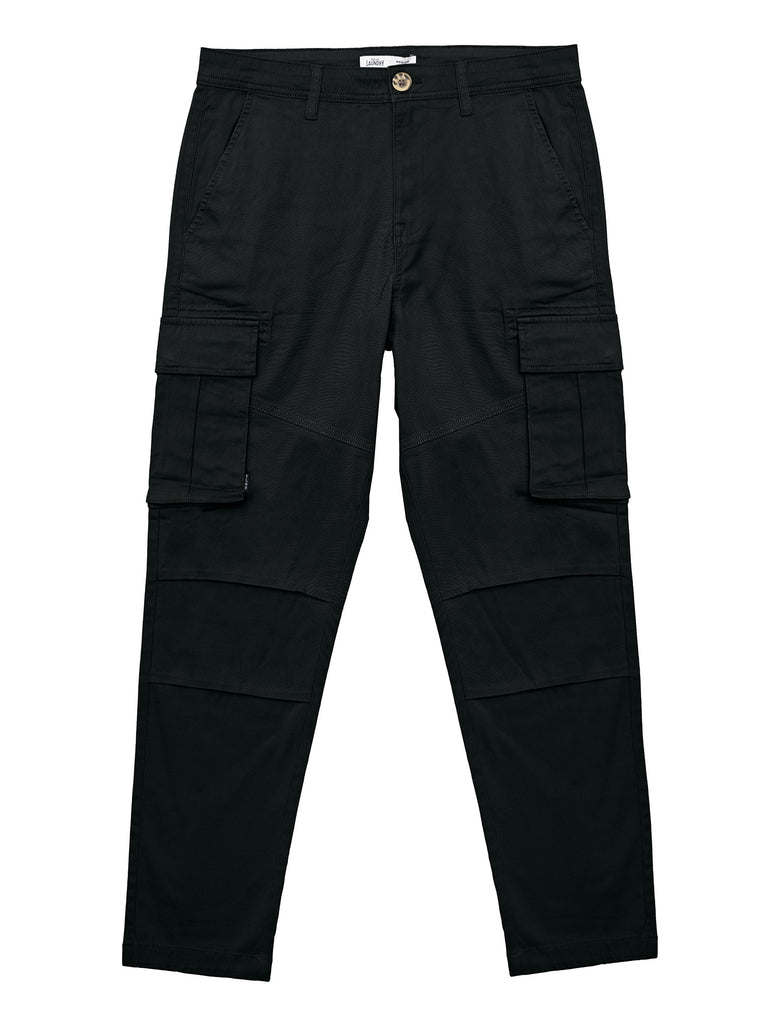 Ralston Stretch Cotton Twill Multi-Pocket Cargo Trousers In