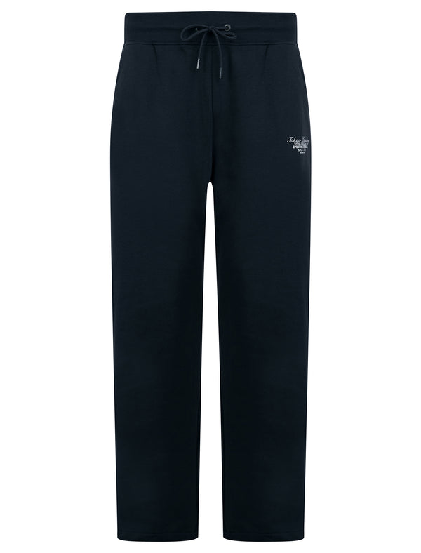 Bexli Brushback Fleece Straight Leg Joggers in Sky Captain Navy - Tokyo Laundry