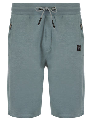 Invective Brushback Fleece Jogger Shorts with Zip Pockets in Cool Grey  - Tokyo Laundry