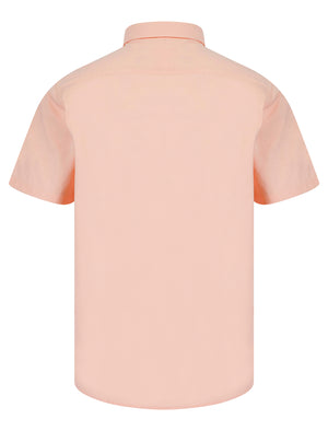 Elbury 3 Short Sleeve Cotton Twill Shirt in Blushing Rose - Tokyo Laundry