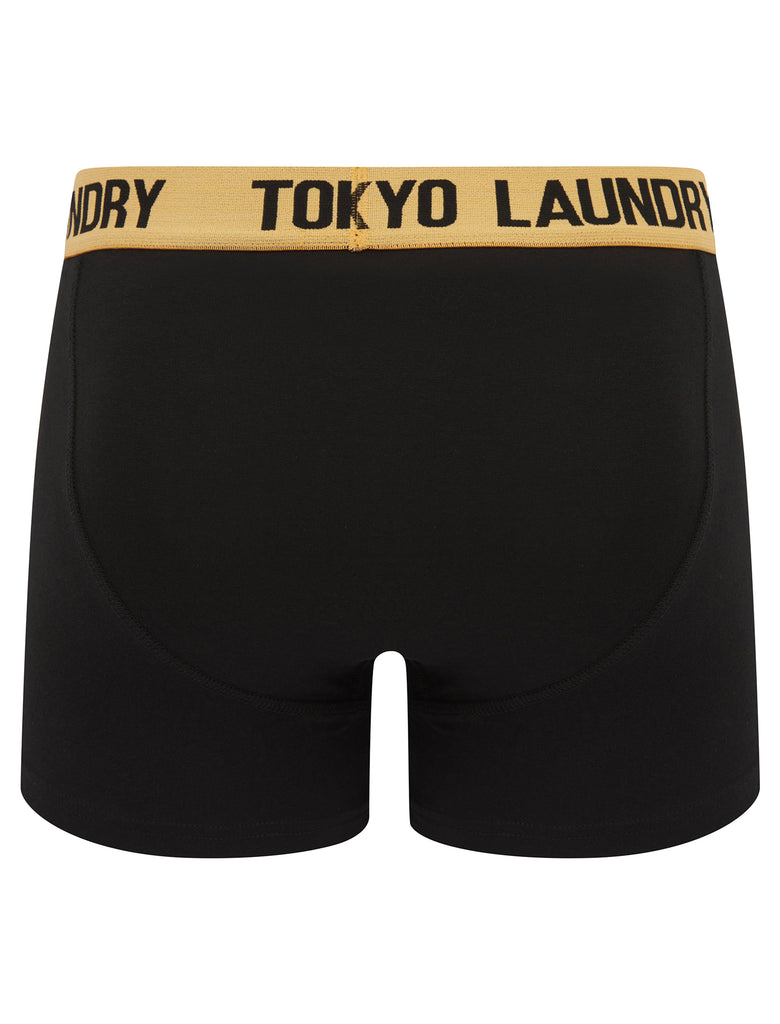 Tokyo Laundry Set van 5 boxershorts van stretchkatoen voor heren, S Tokyo Laundry Set van 5 boxershorts van stretchkatoen voor heren, S