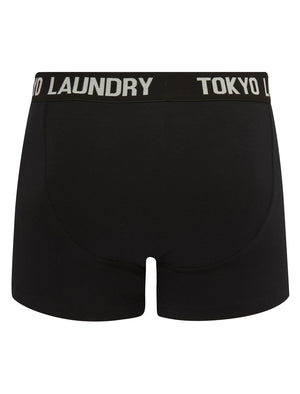 Walkers 3 (2 Pack) Boxer Shorts Set in Sachet Pink / Jet Stream - Tokyo Laundry