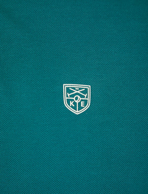 Saints Cotton Pique Polo Shirt in Colonial Blue - Kensington Eastside
