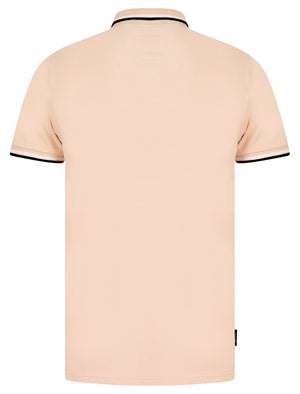 Underwood 2 Cotton Pique Polo Shirt in Peach Whip - Kensington Eastside