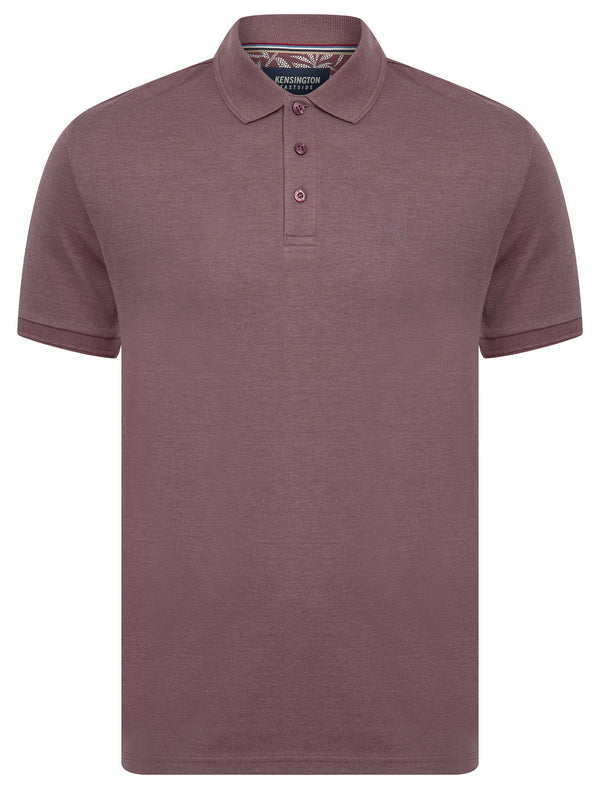 Dock Cotton Rich Jersey Polo Shirt in Flint Marl - Kensington Eastside