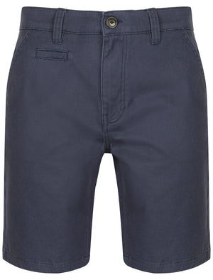 Daly 2 Pack Cotton Twill Chino Shorts with Stretch in Mood Indigo / Jet Black - South Shore