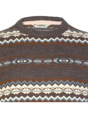 Tokyo Laundry Piccadilly Patterned Wool Blend Sweater