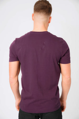 Platfield Motif Cotton Jersey T-Shirt In Plum Perfect - Tokyo Laundry