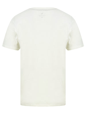 Sparks Motif Cotton Jersey T-Shirt in Snow White - South Shore