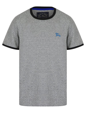 Trevor Grindle Ringer T-Shirt in Light Grey - Tokyo Laundry