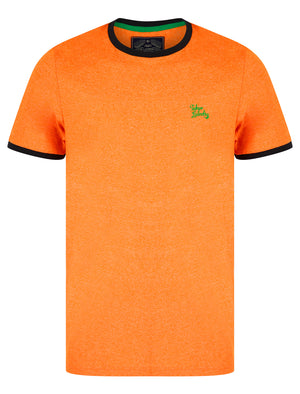 Trevor Grindle Ringer T-Shirt in Orange - Tokyo Laundry