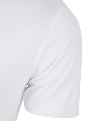 Spectre (5 Pack) Crew Neck Cotton T-Shirts in Black / Light Grey Marl / Winetasting / Lichen Green / Bright White - Tokyo Laundry