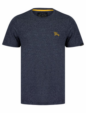 Leon Grindle Crew Neck T-Shirt in Navy - Tokyo Laundry