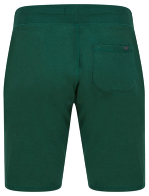 Sports Dept Applique Jogger Shorts in Dark Green - Tokyo Laundry