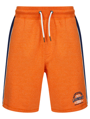 Edit Grindle Jogger Shorts with Contrast Panels in Orange  - Tokyo Laundry