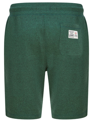 Fayle Brushback Fleece Jogger Shorts in Green Grindle - Tokyo Laundry