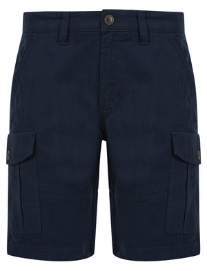 Marini Cotton Twill Cargo Shorts in Sky Captain Navy - Tokyo Laundry