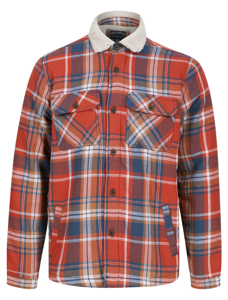 トップス WarrenLotas Sherpa Lined Flannel Alt XXL 1H191261HESSOchreRed_1_1024x10