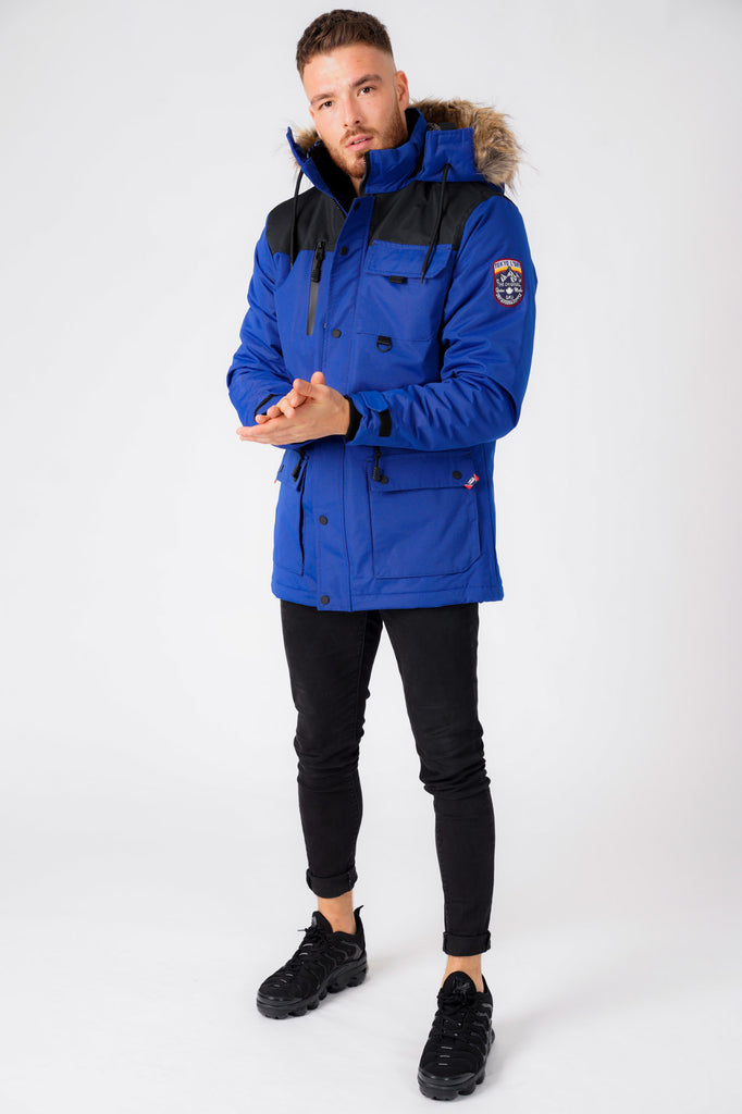 Faux fur lined utility on sale parka coat