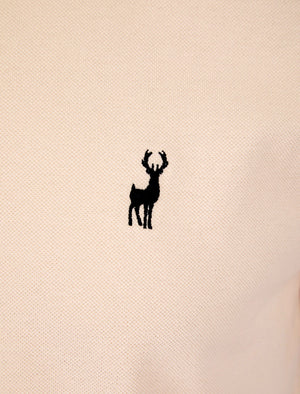 Kiso Cotton Pique Polo Shirt in Peach Whip - Kensington Eastside