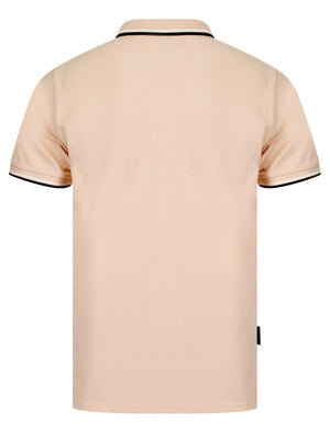 Kiso Cotton Pique Polo Shirt in Peach Whip - Kensington Eastside