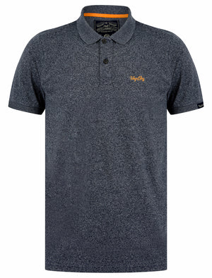 Kieran Grindle Cotton Blend Jersey Polo Shirt in Navy - Tokyo Laundry