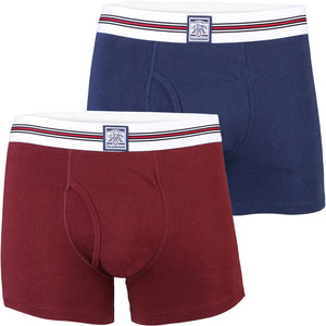 A-Train Boxer Shorts Set in Blue / Red - Le Shark