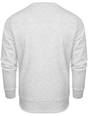 Jones Crew Neck Sweatshirt in Ecru Marl