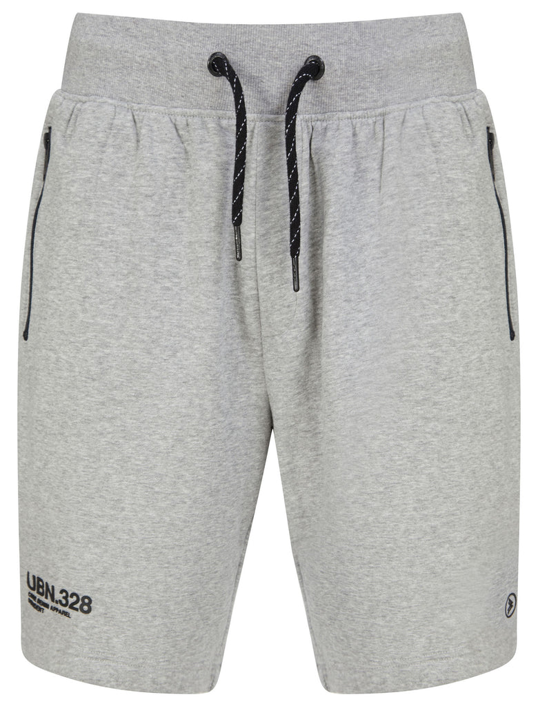 Pepys Brushback Fleece Jogger Shorts with Zip Pockets in