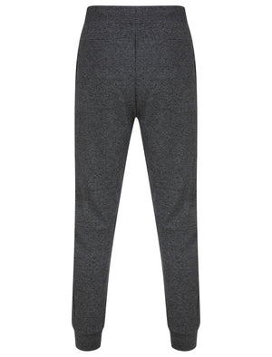 Perrins Grindle Brushback Fleece Cuffed Joggers in Black - Dissident