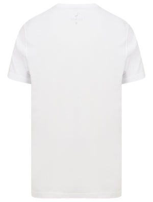 Palms Van Motif Cotton Jersey T-Shirt in Optic White - South Shore