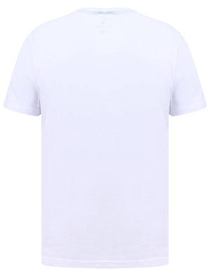 Eagle Calif Motif Cotton Jersey T-Shirt in Optic White - South Shore