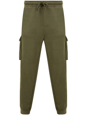 Addison Multi-Pocket Cargo Style Cuffed Joggers in Dusty Olive - Tokyo Laundry