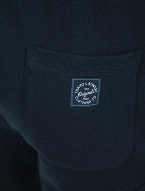 Addison Multi-Pocket Cargo Style Cuffed Joggers in Navy Blazer - Tokyo Laundry