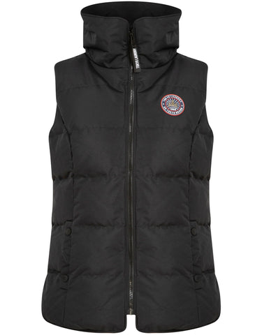 Dee Funnel Neck Quilted Puffer Gilet