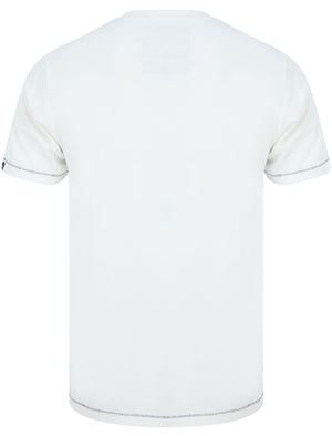 Ficks Signature Motif Cotton Jersey T-Shirt In Snow White - Tokyo Laundry