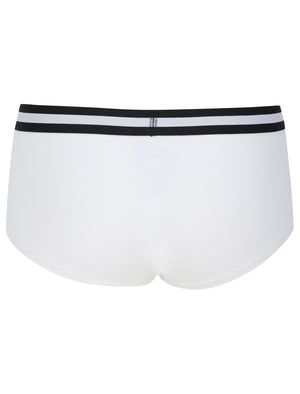 Opa (3 Pack) Assorted Hipster Briefs In Black / Optic White / Light Grey Marl - Tokyo Laundry