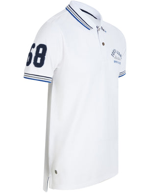 Parkersburg Cotton Pique Polo Shirt in Optic White - Tokyo Laundry