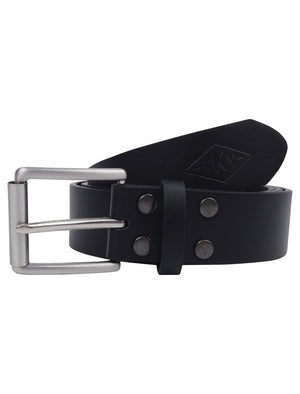 Springfield Faux Leather Belt with Gunmetal Stud Design In Black - Tokyo Laundry