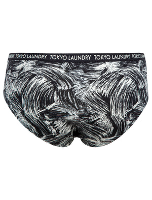 Talos (3 Pack) No VPL Seam Free Assorted Briefs In Cloud Pink / Corsair / Jet Black - Tokyo Laundry