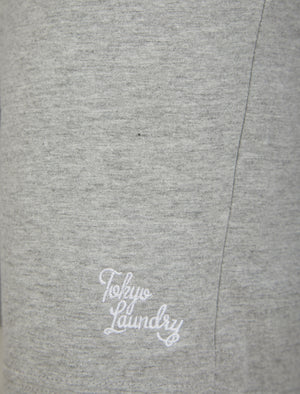 Wearside Cotton Jersey Lounge Shorts In Light Grey Marl - Tokyo Laundry