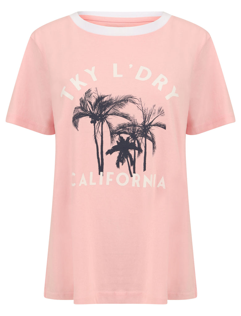 T-shirt Tokyo con effetto spray da Uomo di Palm Angels in Nero